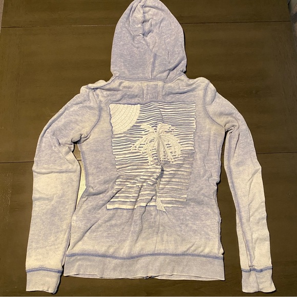 Roxy distressed blue sweater size medium - Picture 4 of 4